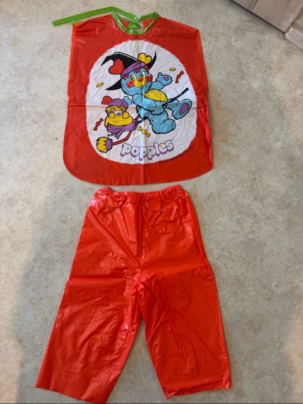 Popples orange costume size 3-5 Sesame Street